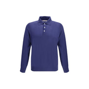 Brunello Cucinelli Blue Cashmere Dress Shirt