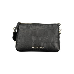 Mario Valentino Black Polyurethane Women's Shoulder Bag