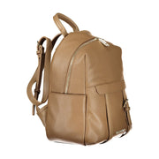 Mario Valentino Brown Polyethylene Backpack