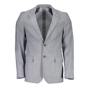 Gant Gray Cotton Blazer