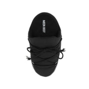 Moon Boot Black Nylon Mules
