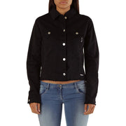 Met Black Cotton Denim Jacket