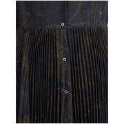 Sara Roka Multicolor Polyester Casual Dress