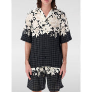 Amiri Black Silk Pattern Shirt