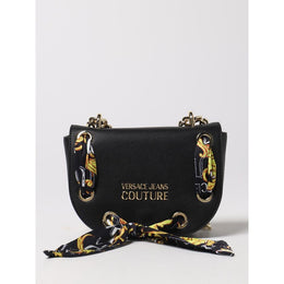 Versace Jeans Black Artificial Leather Crossbody Bag