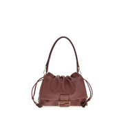 Fendi Bordeaux Calf Leather Bos Taurus Shoulder Bag