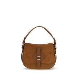 Coccinelle Brown Calf Leather Bos Taurus Shoulder Bag