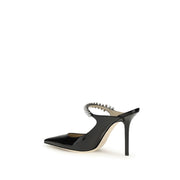 Jimmy Choo Black Calf Leather Bos Taurus High Heel Pumps