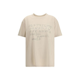Margiela Beige Cotton T-Shirt