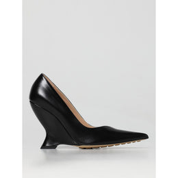 Bottega Veneta Black Leather High Heel Pumps