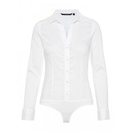 Vero Moda White Cotton Bodysuit