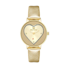 Juicy Couture Gold Plastic Dress Watch