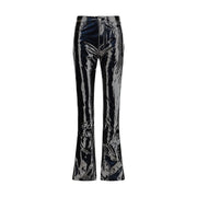 Fiorucci Black Polyethylene Casual Pants