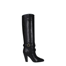 Celine Black Leather Boots