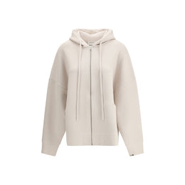 Extreme Cashmere White Cashmere Hoodie