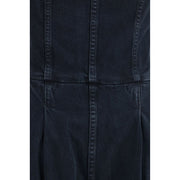 Agolde Blue Cotton Jumpsuit