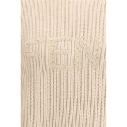 Fendi Beige Fleece Wool Sweatshirt