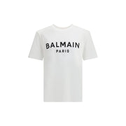 Balmain White Cotton T-Shirt