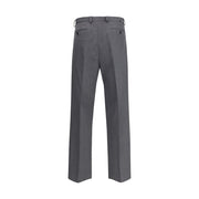 Prada Gray Fleece Wool Dress Pants