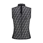 Fendi Black Polyamide Top