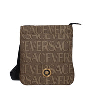 Versace Beige Fabric Crossbody Bag
