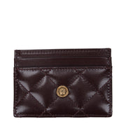 Versace Purple Leather Cardholder
