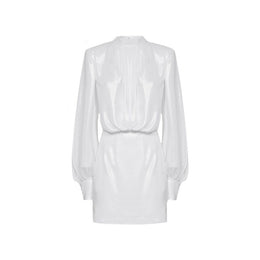 BLANCA VITA White Polyester Casual Dress
