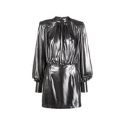 BLANCA VITA Silver Polyester Cocktail Dress