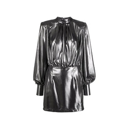 BLANCA VITA Silver Polyester Cocktail Dress