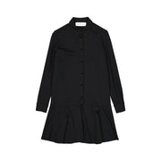 BLANCA VITA Black Elastane Casual Dress