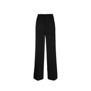 BLANCA VITA Black Elastane Casual Pants