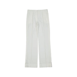 BLANCA VITA White Polyester Casual Pants