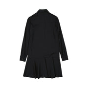 BLANCA VITA Black Elastane Casual Dress
