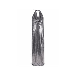 BLANCA VITA Silver Elastane Cocktail Dress