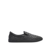 Bottega Veneta Black Calfskin Low Top Sneakers