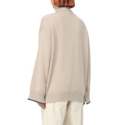 Brunello Cucinelli Beige Cashmere Cashmere Sweater