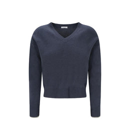 Brunello Cucinelli Blue Cashmere Cashmere Sweater