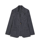 Brunello Cucinelli Gray Wool Blazer