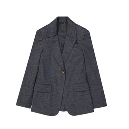 Brunello Cucinelli Gray Wool Blazer