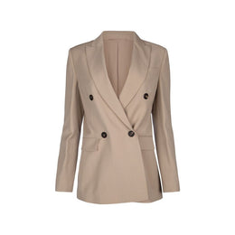 Brunello Cucinelli Beige Virgin Wool Blazer