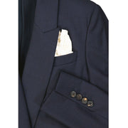 Brunello Cucinelli Blue Virgin Wool Jackets And Coat