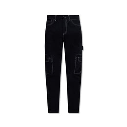 Burberry Black Cotton Cargo Pants