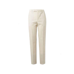 Celine White Wool Flared Pants