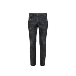 Dsquared² Black Cotton Slim Fit Jeans