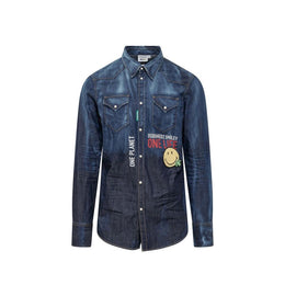Dsquared² Blue Denim Shirt