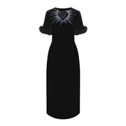 Fendi Black Viscose Cocktail Dress
