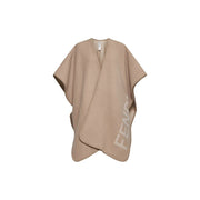 Fendi Beige Cashmere Poncho
