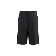 Gucci Black Polyester Bermuda Shorts