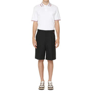 Gucci Black Polyester Bermuda Shorts