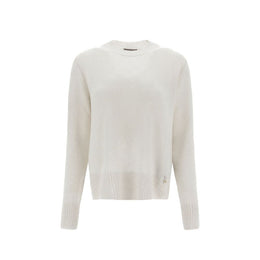 Herno White Cashmere Cashmere Sweater